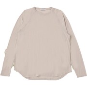 インナー用Tシャツ 綿 カシミヤ ローズペトール加工ラグランTシャツ Mサイズ ベージュ