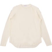インナー用Tシャツ 綿 カシミヤ ローズペトール加工ラグランTシャツ Lサイズ 白