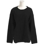 綿 カシミヤ パイル長袖Tシャツ Mサイズ 黒