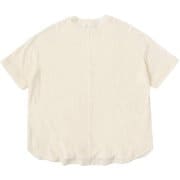 綿 カシミヤ パイル半袖Tシャツ Mサイズ 白