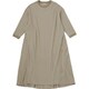 ワンピース 綿 カシミヤ ロングワンピース Mサイズ ベージュ