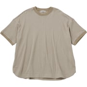 綿 カシミヤ ロング丈Tシャツ M ベージュ