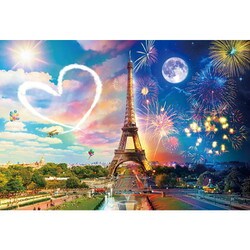 1000-020 ラーススチュワート Paris Day to Night [ジグソーパズル 1000ピース]