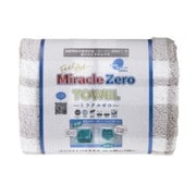 810845 [Miracle ZERO ギンガムチェックコンパクトバスタオル グレー]