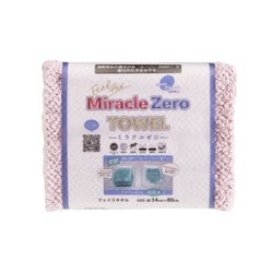 Miracle ZERO カラー フェイスタオル ピンク 810872