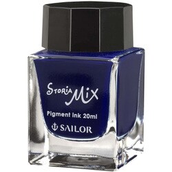 万年筆用ボトルインク ストーリアMIX 顔料 20ml ブルー 13-1503-240