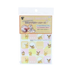 PCT003 [ポケットモンスター 洗濯タグ用ネームシール ピカチュウ＆イーブイ]