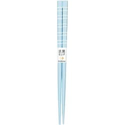 箸 ピース 18cm パステルブルー 抗菌仕上げ 食洗機対応