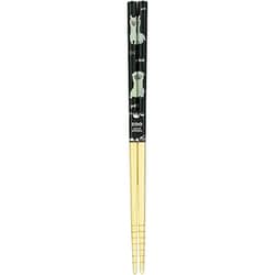 箸 白竹 動物ランド 19.5cm アルパカ 黒 食洗機対応
