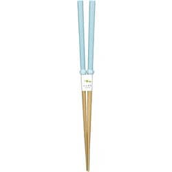 とんぼ玉 浮き丸 箸 23cm モダン ライトブルー 食洗機対応