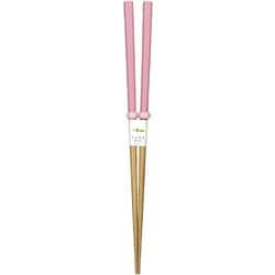とんぼ玉 浮き丸 箸 23cm モダン ピンク 食洗機対応