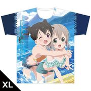 ヤマノススメ Next Summit フルグラフィックTシャツ[あおい＆ひなた] XLサイズ [キャラクターグッズ]
