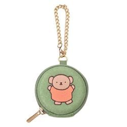 PG-43703 miffy（ミッフィー） ププフェルト コインケース グリーン [キャラクターグッズ]
