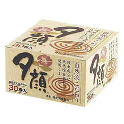 夕顔 天然 蚊とり線香 30巻