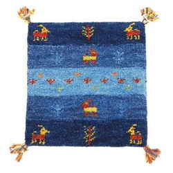 チェアパッド クッション 座布団 ギャッベ GABBEH D20 角型 40cm