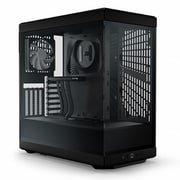 ATX対応 ピラーレス式パノラマガラス搭載PCケース ブラック Y40 Black