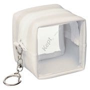 KP1129W [限定 Kept（ケプト） キューブポーチ ホワイト]