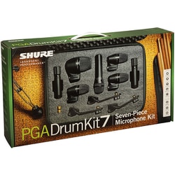 Shure PG Alta™ ドラム用マイクロフォン7本キット ケース付き Shure PG ALTA 7-Piece Drum Microphone Kit for Performing and