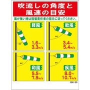 GEW-20 [吹き流し標識 角度の目安]