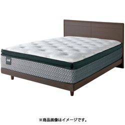ベッドフレーム アスペンII ST（ステーションタイプ） ダークブラウン ダブルワイド アスペン2DW-STダーク-F