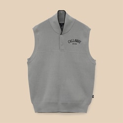 サイズ：M CALLAWAY キャロウェイ  ニットベスト  グレー系 [240101437436] ゴルフウェア メンズ ストスト サイズ：M CALLAWAY キャロウェイ ニットベスト グレー系