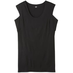 YG Tシャツ専用 汗取り部3層構造スリーブレス M ブラック YV2819Y
