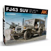 AK35004 現用小型四輪駆動ソフトトップ付き ミリタリー仕様車 IDF/LAFタイプ [1/35スケール プラモデル]