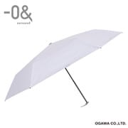 折りたたみ傘 晴雨兼用 0& ゼロアンド 60cm 手開き式 遮光 UVカット 99%以上 遮熱効果付 トワイライトパープル 52285