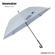 長傘 晴雨兼用 innovator イノベーター 65cm ジャンプ式 8本骨 遮光 UVカット 99%以上 遮熱効果付 ペールブルー 18699