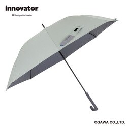 長傘 晴雨兼用 innovator イノベーター 65cm ジャンプ式 8本骨 遮光 UVカット 99％以上 遮熱効果付 ペールグリーン 18701