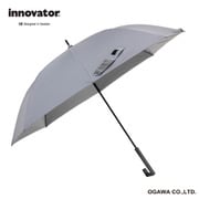 長傘 晴雨兼用 innovator イノベーター 65cm ジャンプ式 8本骨 遮光 UVカット 99%以上 遮熱効果付 ダークグレー 18708