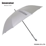 長傘 晴雨兼用 innovator イノベーター 65cm ジャンプ式 8本骨 遮光 UVカット 99%以上 遮熱効果付 ホワイト×パープル 18741