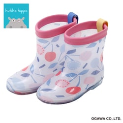 クッカヒッポ キッズレインブーツ L/19cm サクランボ KH-RB-36 L