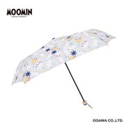 折りたたみ傘 ムーミン 55cm 手開き式 UV加工 安全カバー付 ムーミン/花ニョロニョロ 85903