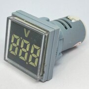 FXB16-22FSV-W [DC4-100V LEDデジタル電圧計 角型 白]