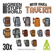 GSWD-11220 酒場のビールジョッキセット 30個入 [プラモデル用パーツ]