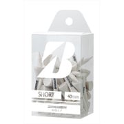 GAG302WHSH [BSG ウッドティー 全長40mm 43本入り ホワイト]