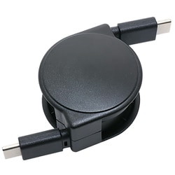 USB3.2 Gen2対応 USB Type-Cケーブル 巻取り式 最長0.8m PD60W対応 URC-CC10G