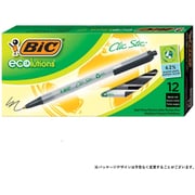 ノック式油性ボールペン ECOLUTIONS クリックスティック 1.0mm BOX（12本入り） ECSBLK-B12