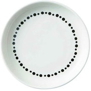 プレート M 16cm ドット 白 磁器 食器 サークルドット T-786338