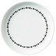 プレート L 20cm ドット 白 磁器 食器 サークルドット T-786345