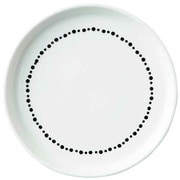 プレート LL 23cm ドット 白 磁器 食器 サークルドット T-786352