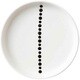 プレート L 20cm ドット 白 磁器 食器 ラインドット T-786390