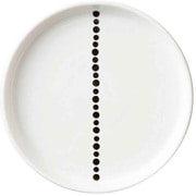 プレート LL 23cm ドット 白 磁器 食器 ラインドット T-786406