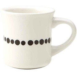 マグカップ 270ml ドット 白 磁器 食器 サークルドット T-786413