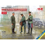 ICM 24020 1/24 WWIIドイツ将校 & スタッフ [組立式プラスチックモデル 2025年3月再生産]