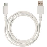 Type-C スルンシリコンケーブル 1m QTC-0410WH