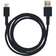 Type-C スルンシリコンケーブル 1m QTC-0410BK