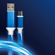 TYPE-C 光る充電ケーブル 1m ブルー C002BU