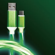 TYPE-C 光る充電ケーブル 1m グリーン C002GR